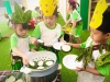 HOẠT ĐỘNG LÀM BÁNH DÀY NHÂN NGÀY GIỖ TỔ HÙNG VƯƠNG